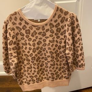 JCrew Leopard Sweater